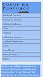 Mobile Screenshot of coeur-de-provence.org