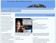 Tablet Screenshot of coeur-de-provence.org